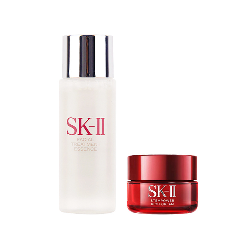 SK-II 小样组合体验两件套 大红瓶面霜15ml+神仙水30ml (GN)