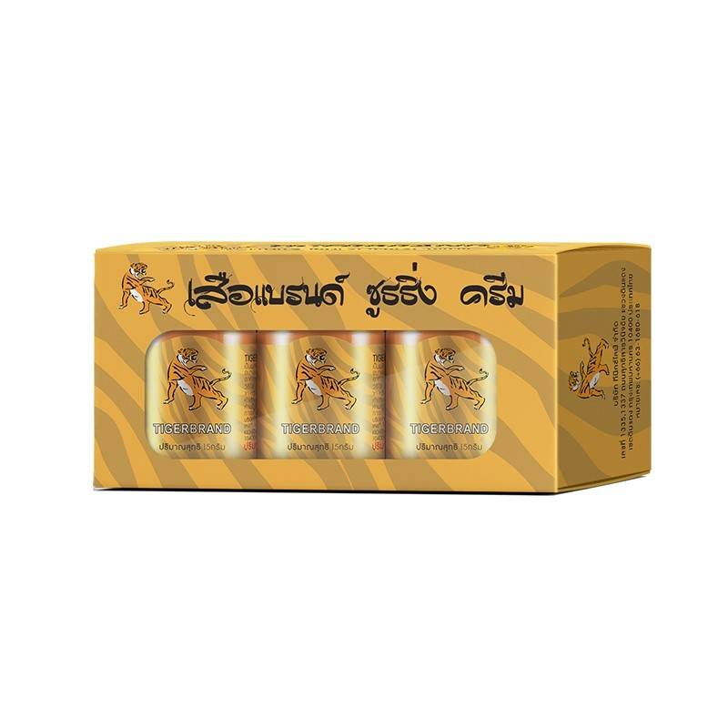泰国TIGERBRAND 舒缓膏（老虎膏热感）15g*3