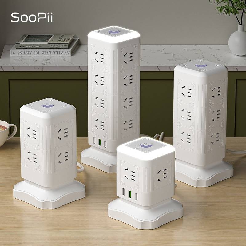 SooPii首佩夜灯魔方立式插座