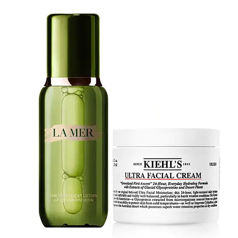 La Mer/海蓝之谜 修护精萃水150ml+科颜氏高保湿面霜50ml/125ml 组合套装 (GN)