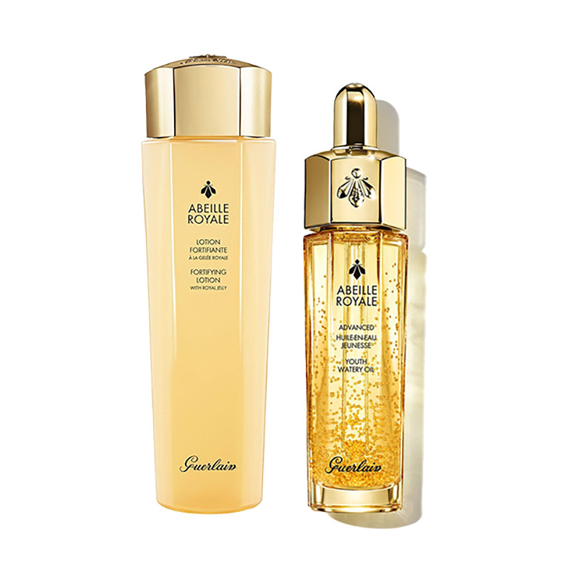Guerlain/娇兰 帝皇蜂姿黄金系列组合套装 柔肤水150ml+复原蜜50ml (GN)