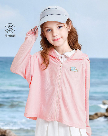 【UPF50+大帽檐户外防晒服】女童夏外套透气防蚊空调衫