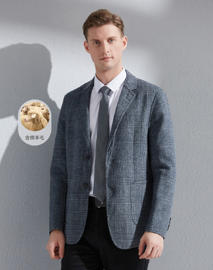 Nautica Tailored春秋男士西装外套商务正装单西上衣