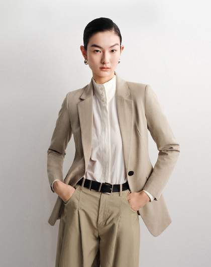 女西服外套高级感春职业装气质女神范西装外套女