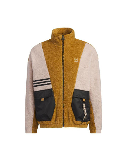 adidas 百搭简约摇粒绒夹克