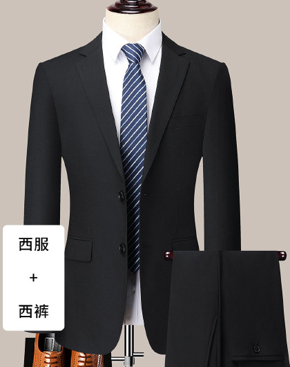 【西服+西裤】含天丝莫代尔西服套装男士外套商务休闲西装男套装