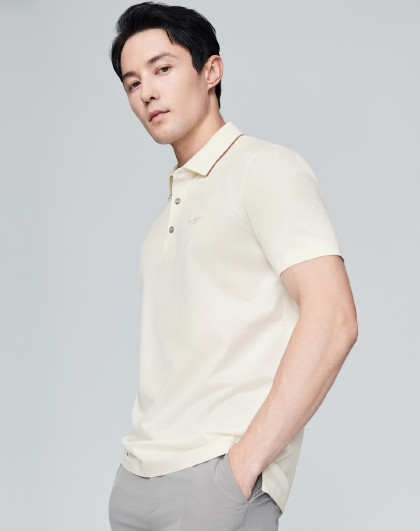 【含桑蚕丝 5A抑菌】夏男士短袖POLO衫透气轻薄垂顺