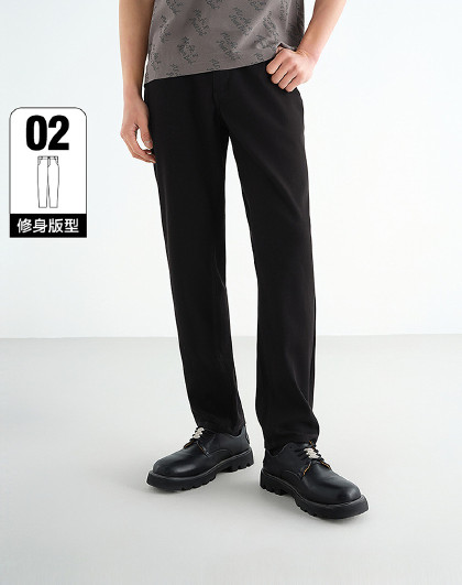 【防褪色】男装夏季款休闲水洗复古修身男式牛仔裤