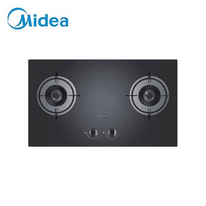 美的一级能效天然气黑晶宽面板台嵌两用燃气灶JZT-Q60G