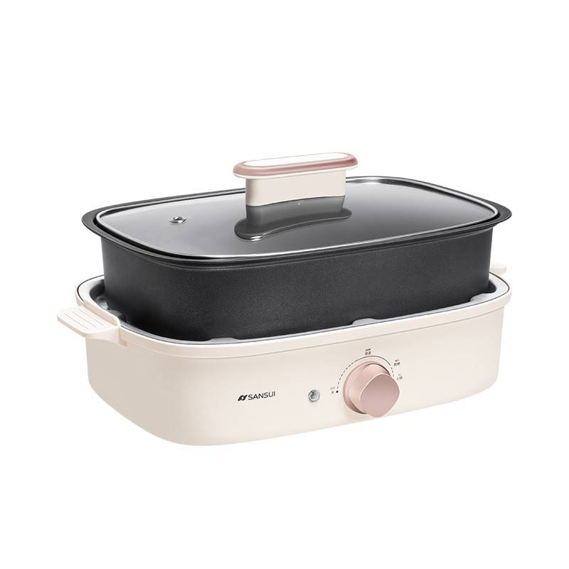 山水2.5L多功能电烤锅（分体料理锅）S-HG1508