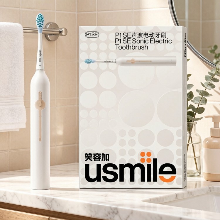 usmile笑容加电动牙刷P1SE 月牙白