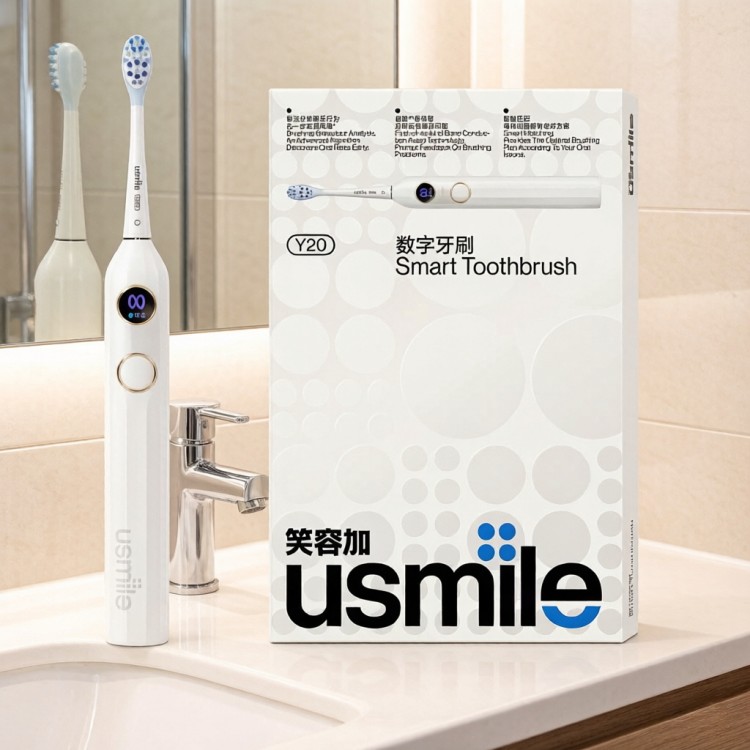 usmile笑容加电动牙刷Y20水白-2024版