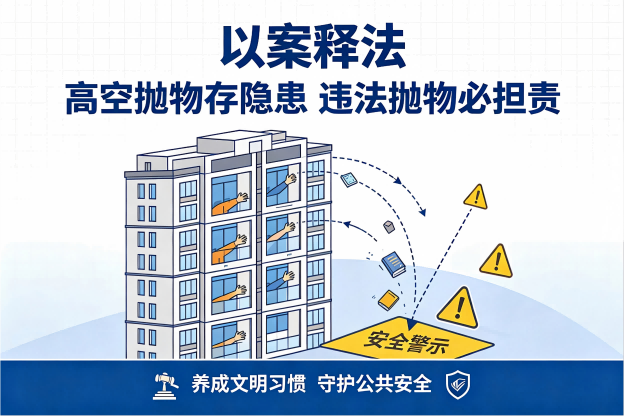 以案释法丨高空抛物存隐患 违法抛物必担责